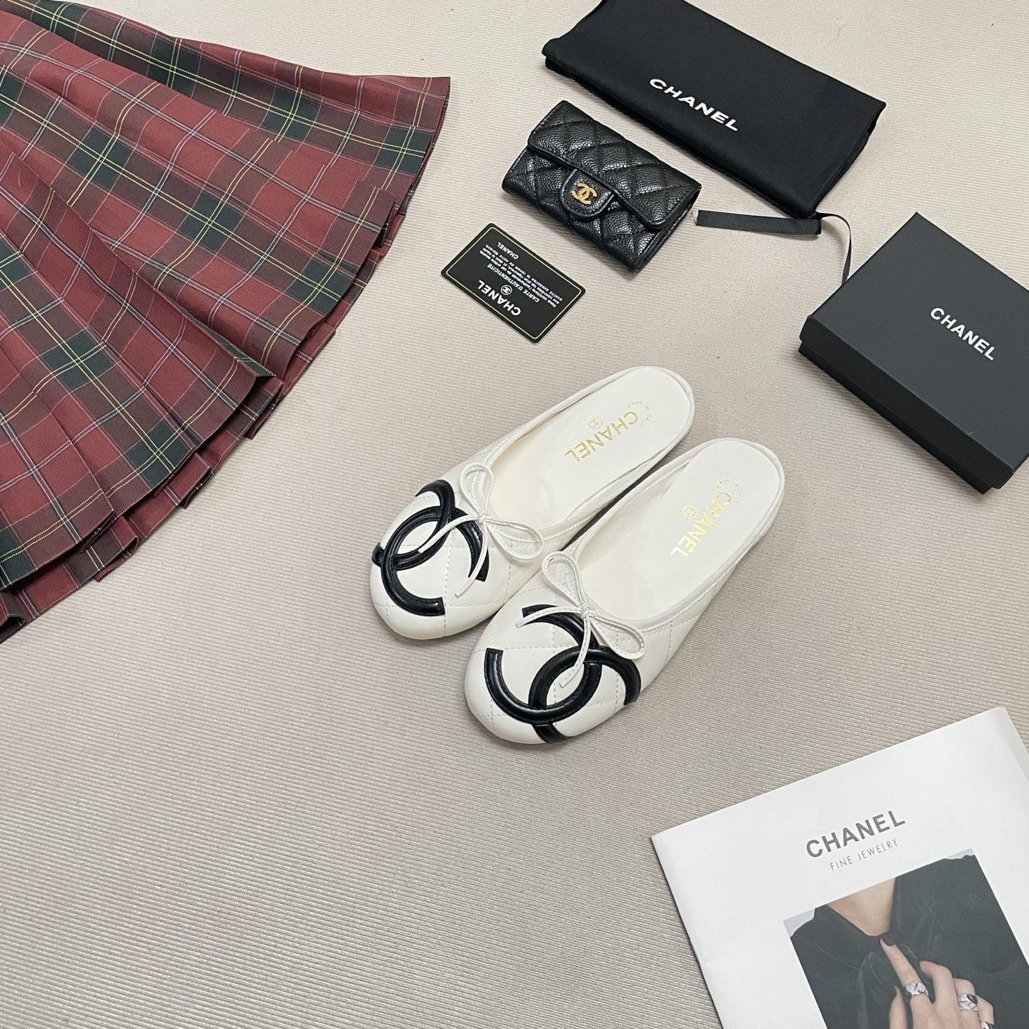 Chanel Leather Ballet Flats