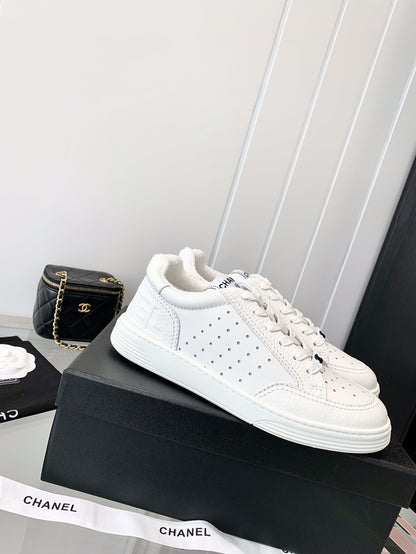 Chanel Logo Sneakers