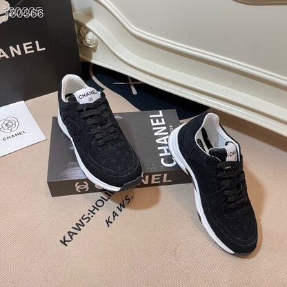 Chanel Leather Logo Shoes