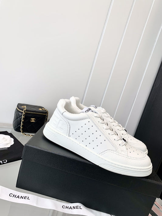 Chanel Logo Sneakers