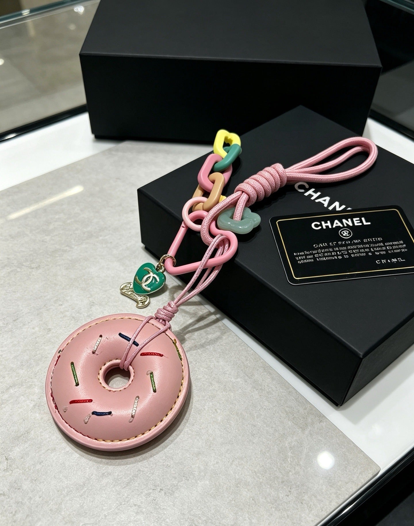 Chanel Vintage-Finish Keychain