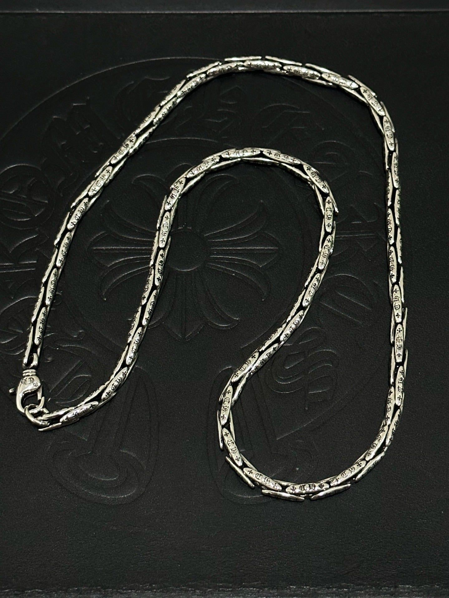 Chrome Hearts Sterling Silver Cross Necklace