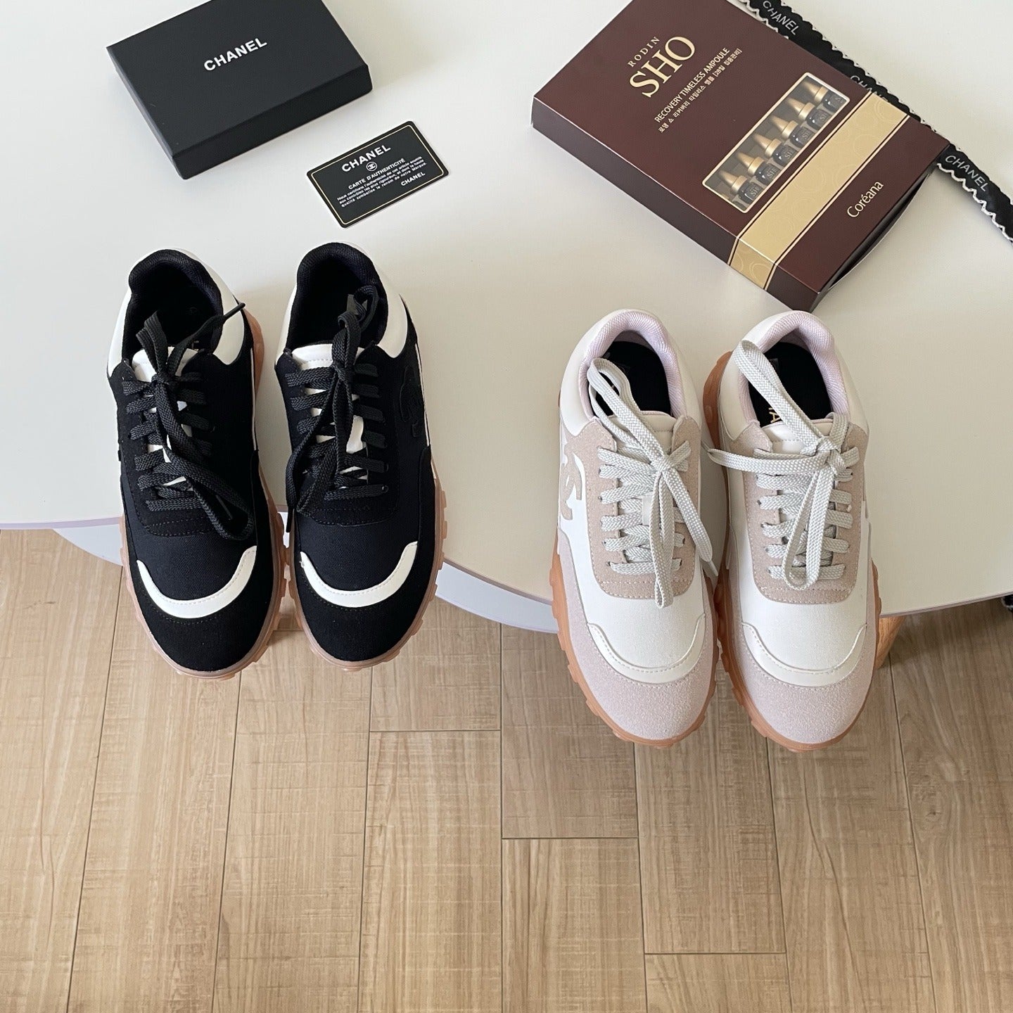 Chanel Leather Sneakers
