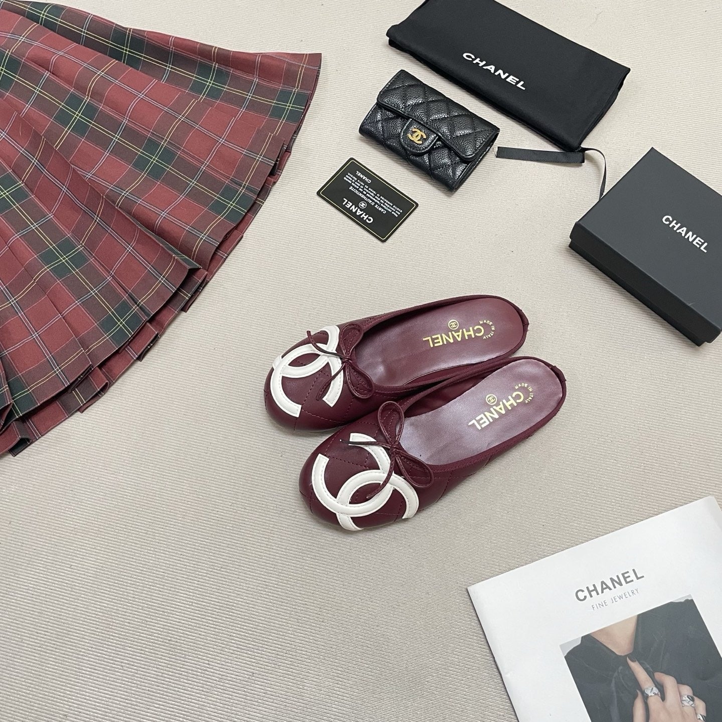 Chanel Leather Ballet Flats