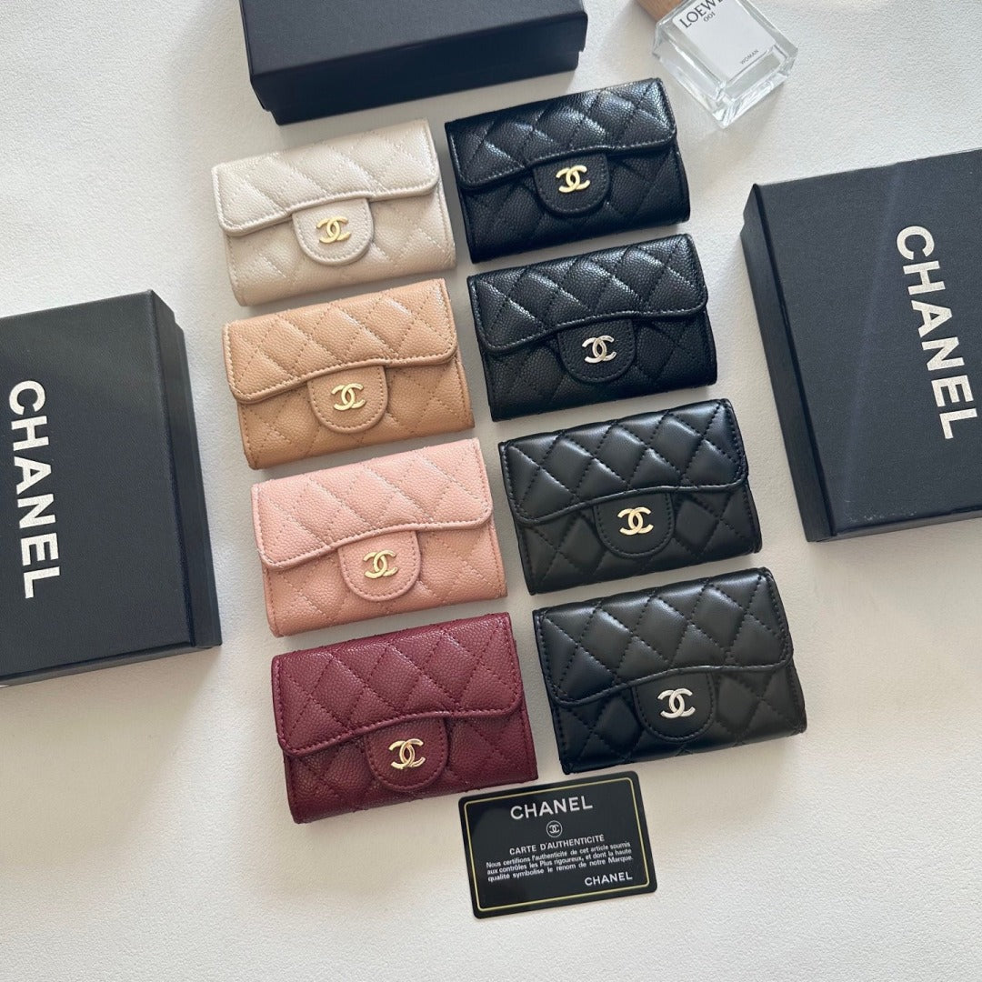 Chanel Lambskin Leather Card Holder