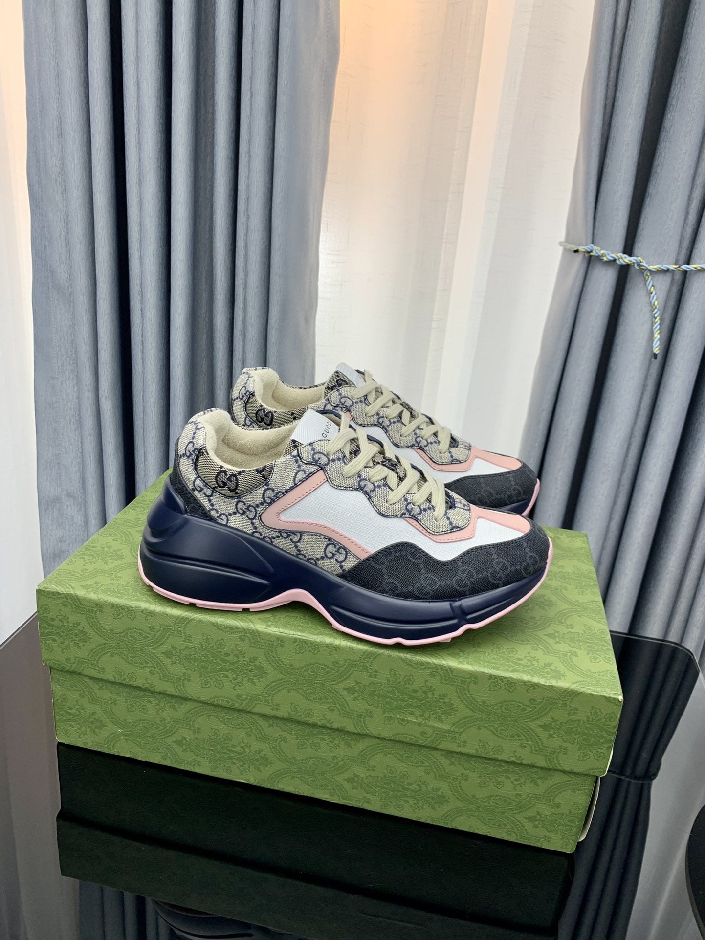 Gucci Lambskin Leather Sneakers
