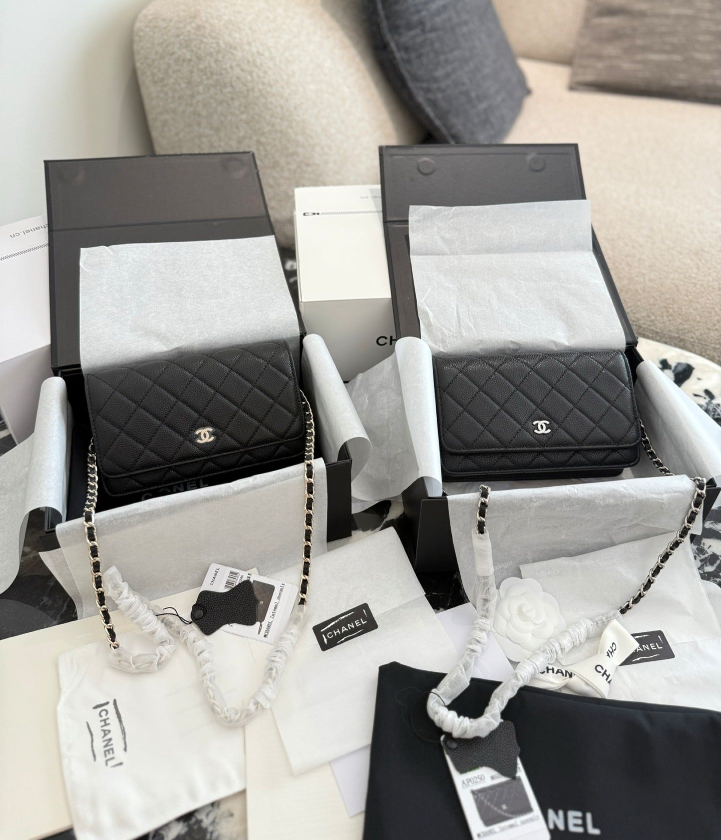 Chanel Black Chain Handbag