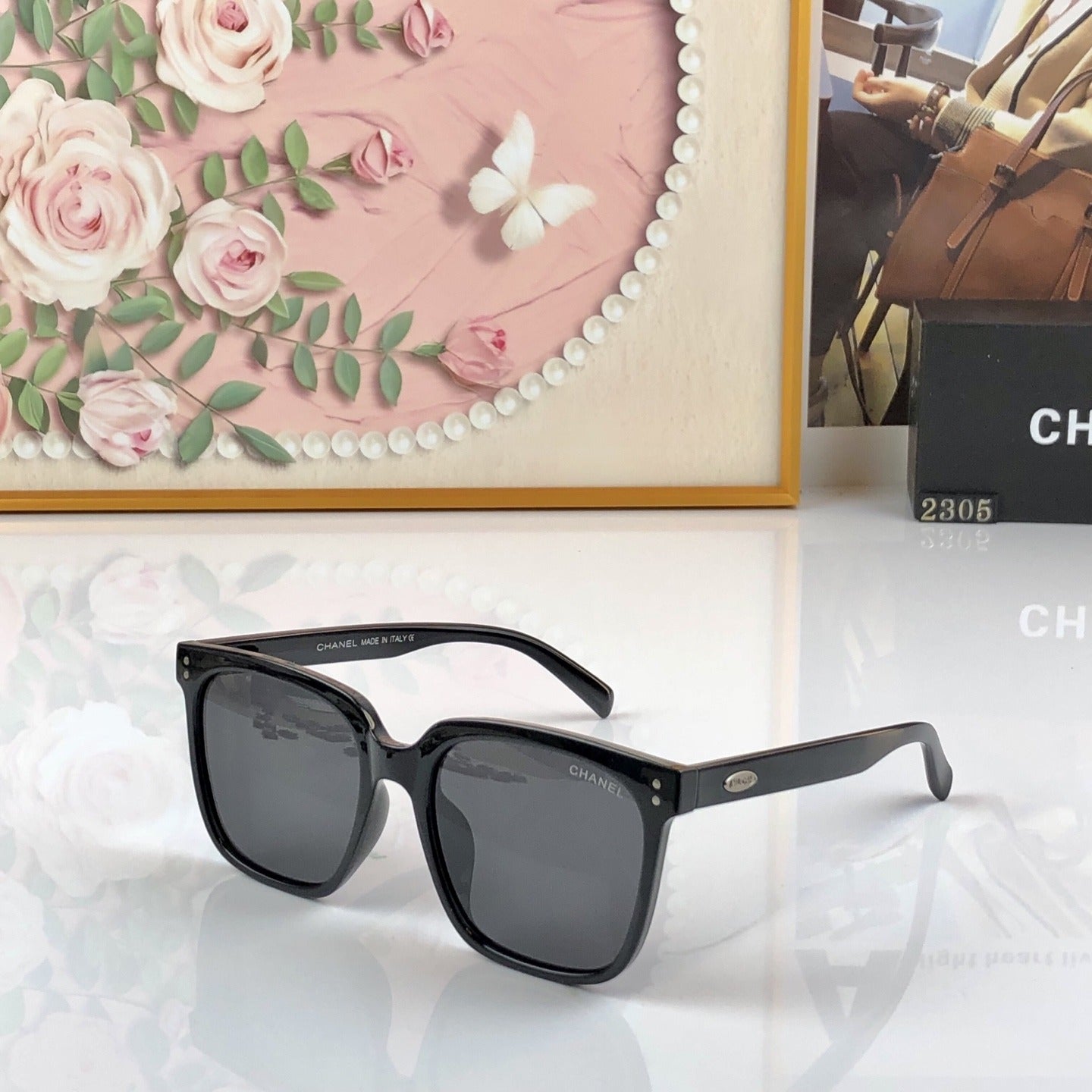 Chanel Vintage-Finish Sunglasses