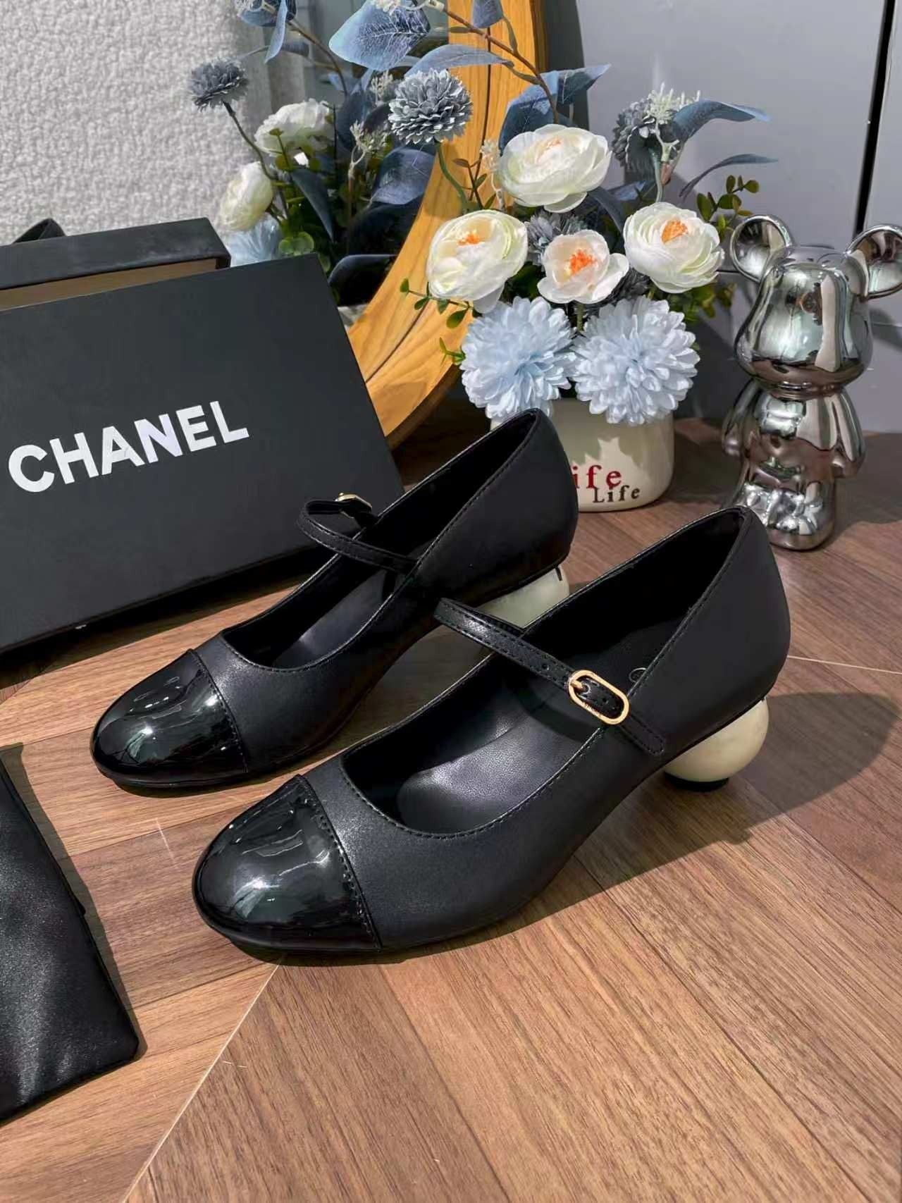 Chanel Pearl Shoes