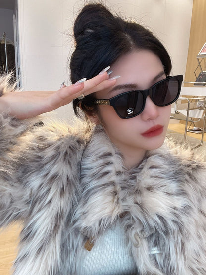 Chanel Logo Sunglasses