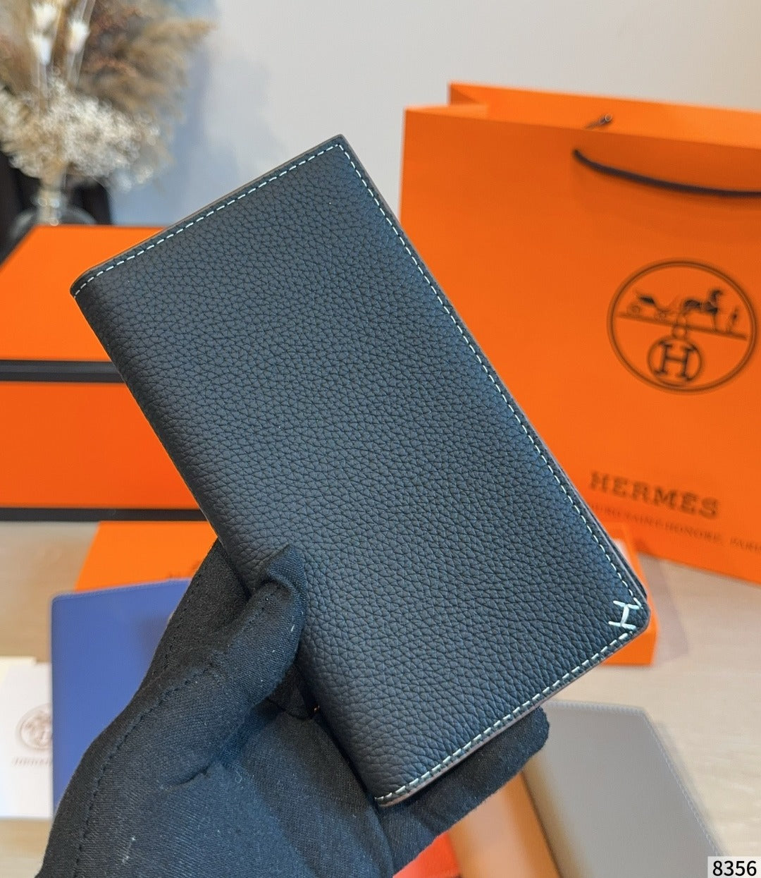 Hermes White Wallet
