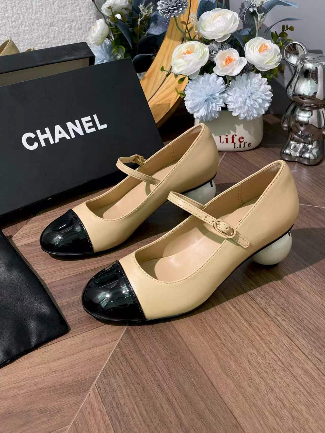 Chanel Pearl Shoes