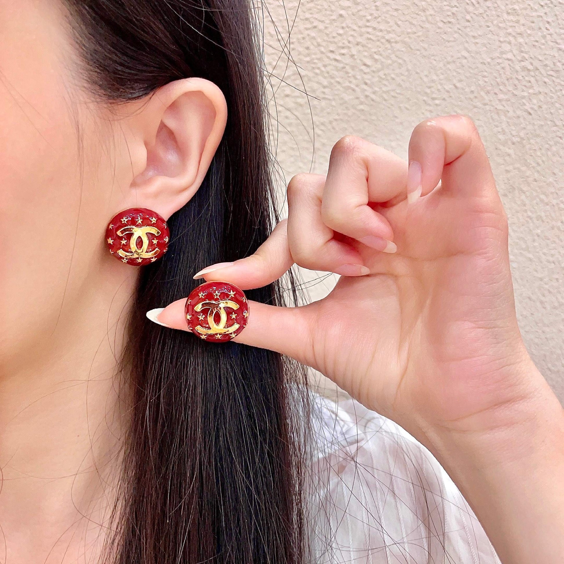 Chanel Star Earrings