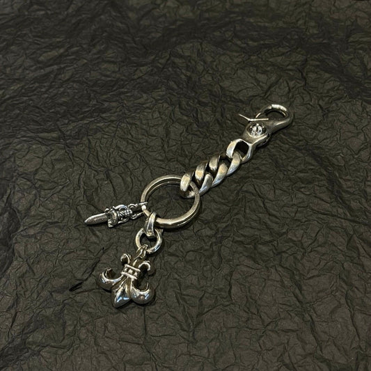 Chrome Hearts Sterling Silver Keychain
