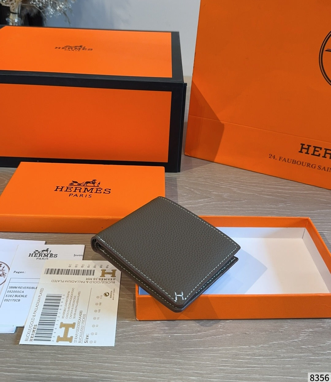 Hermes Leather Clutch