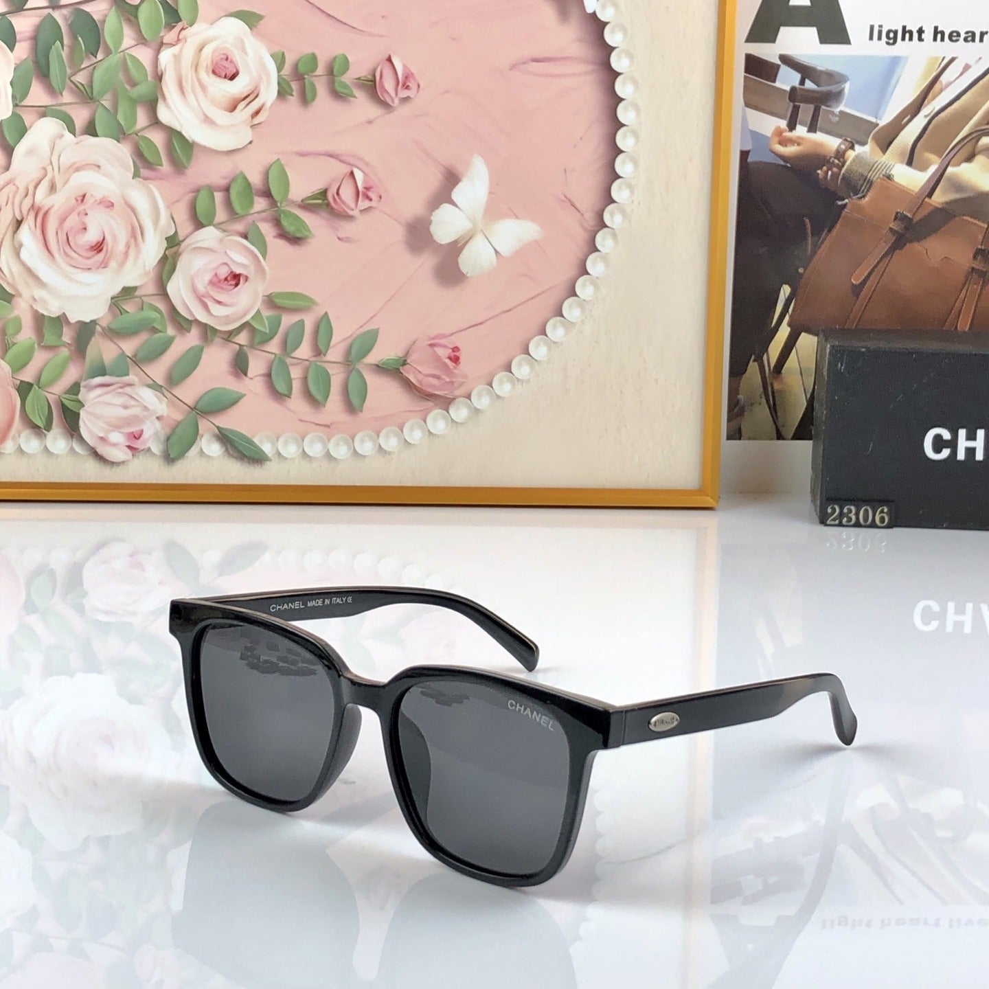 Chanel Vintage-Finish Sunglasses
