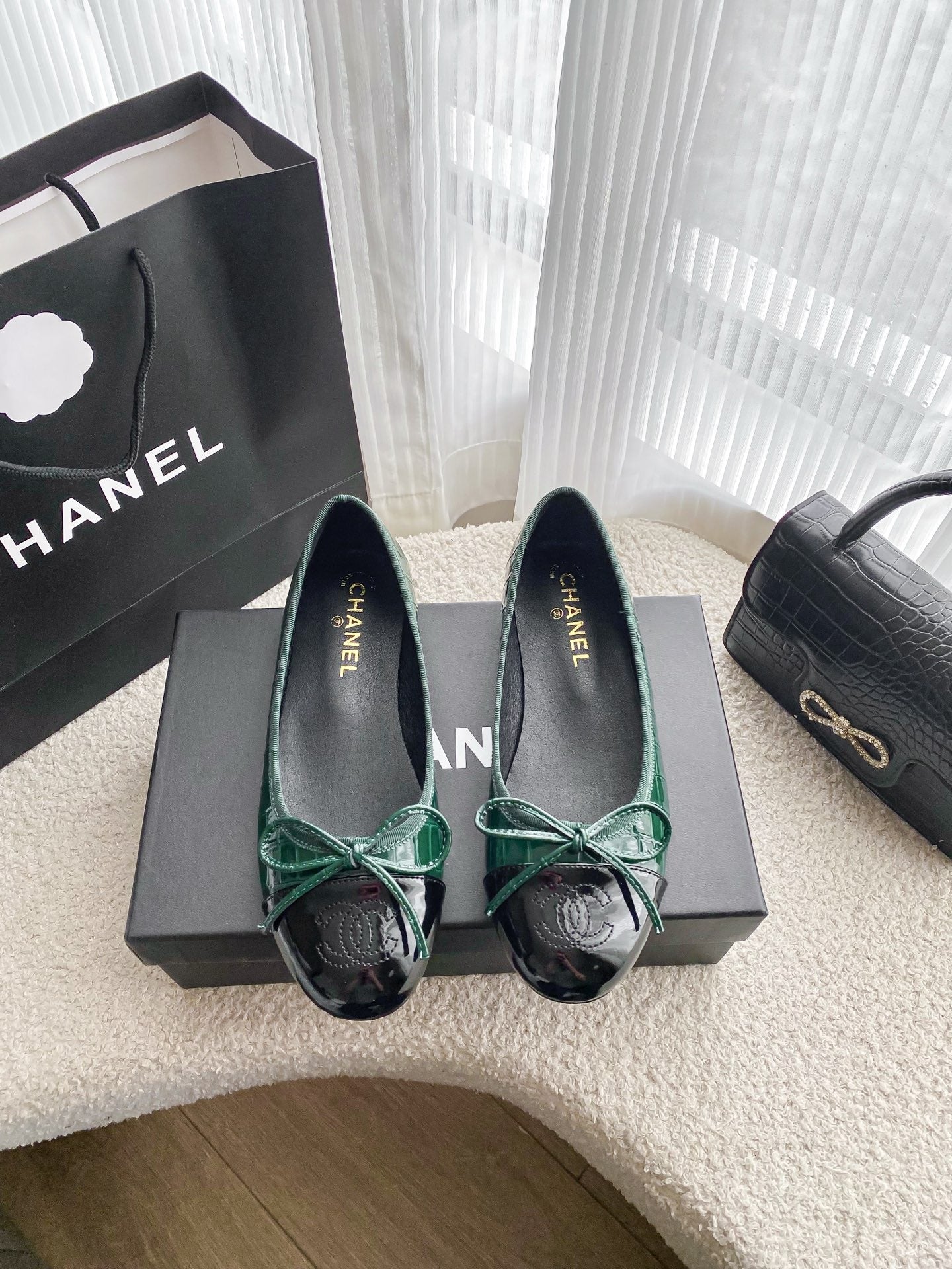 Chanel Bow Shoes