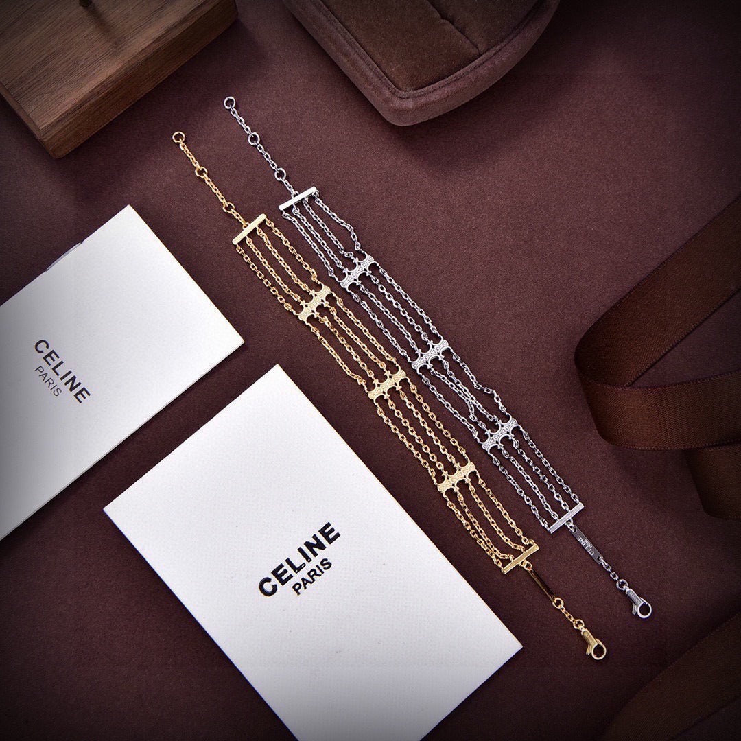 Celine Brass Bracelet