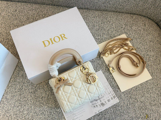 Dior Pink Bow Clutch