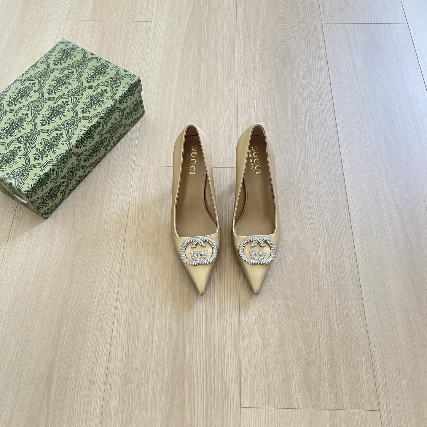 Gucci Crystal Heels