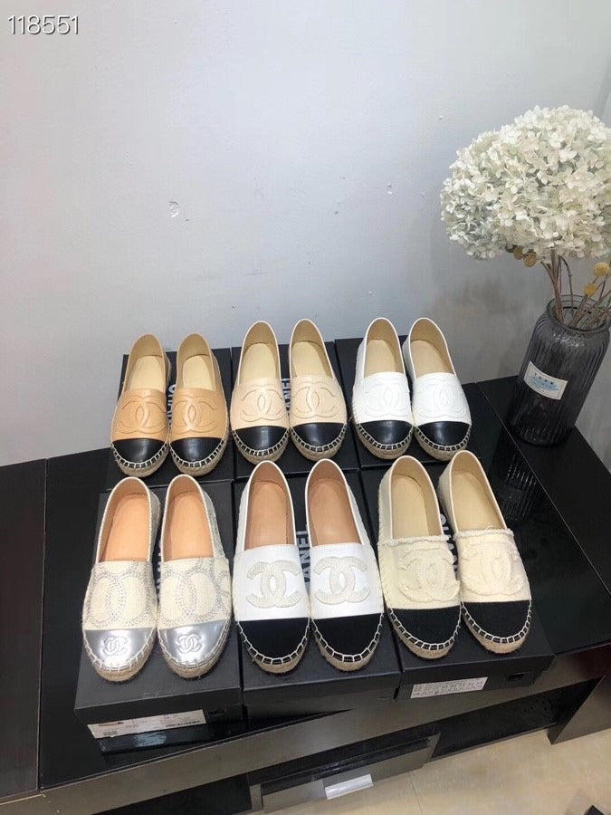Chanel Canvas Shoes