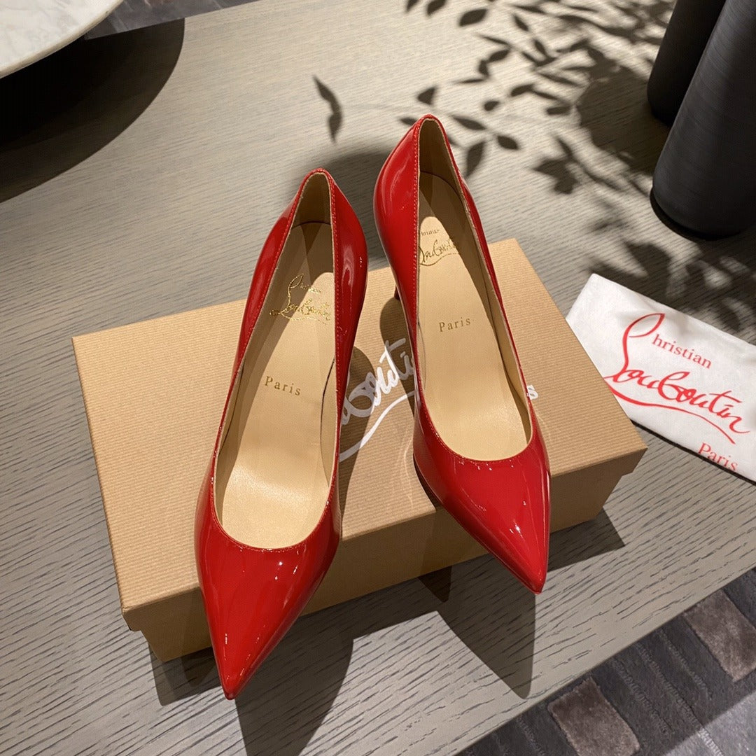 Christian Louboutin Lambskin Leather Heels