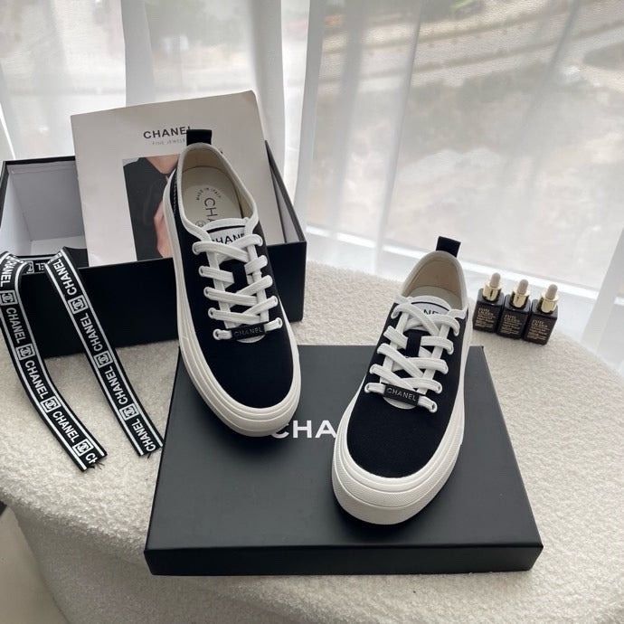 Chanel Canvas Canvas Shoes