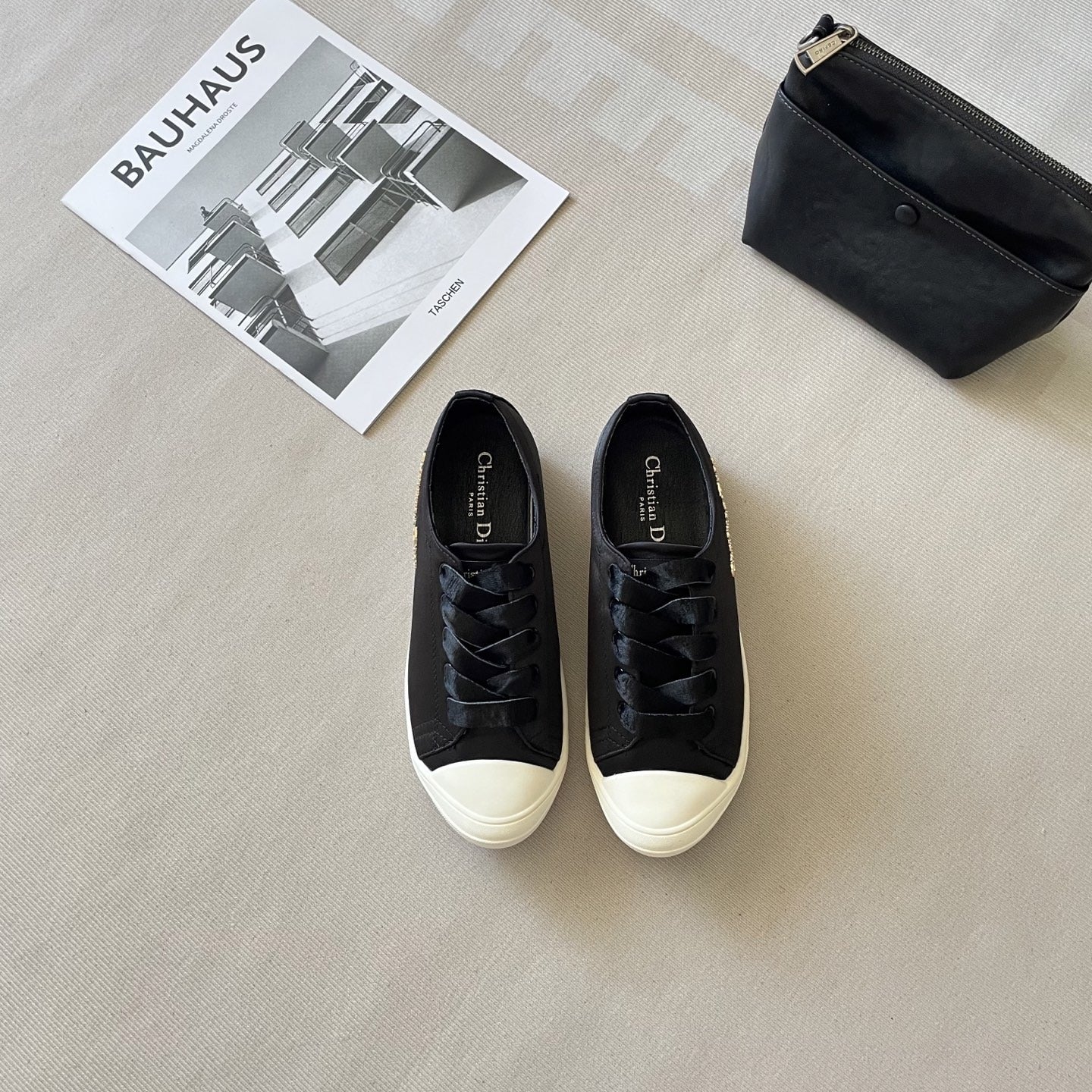 Dior Leather Logo Sneakers