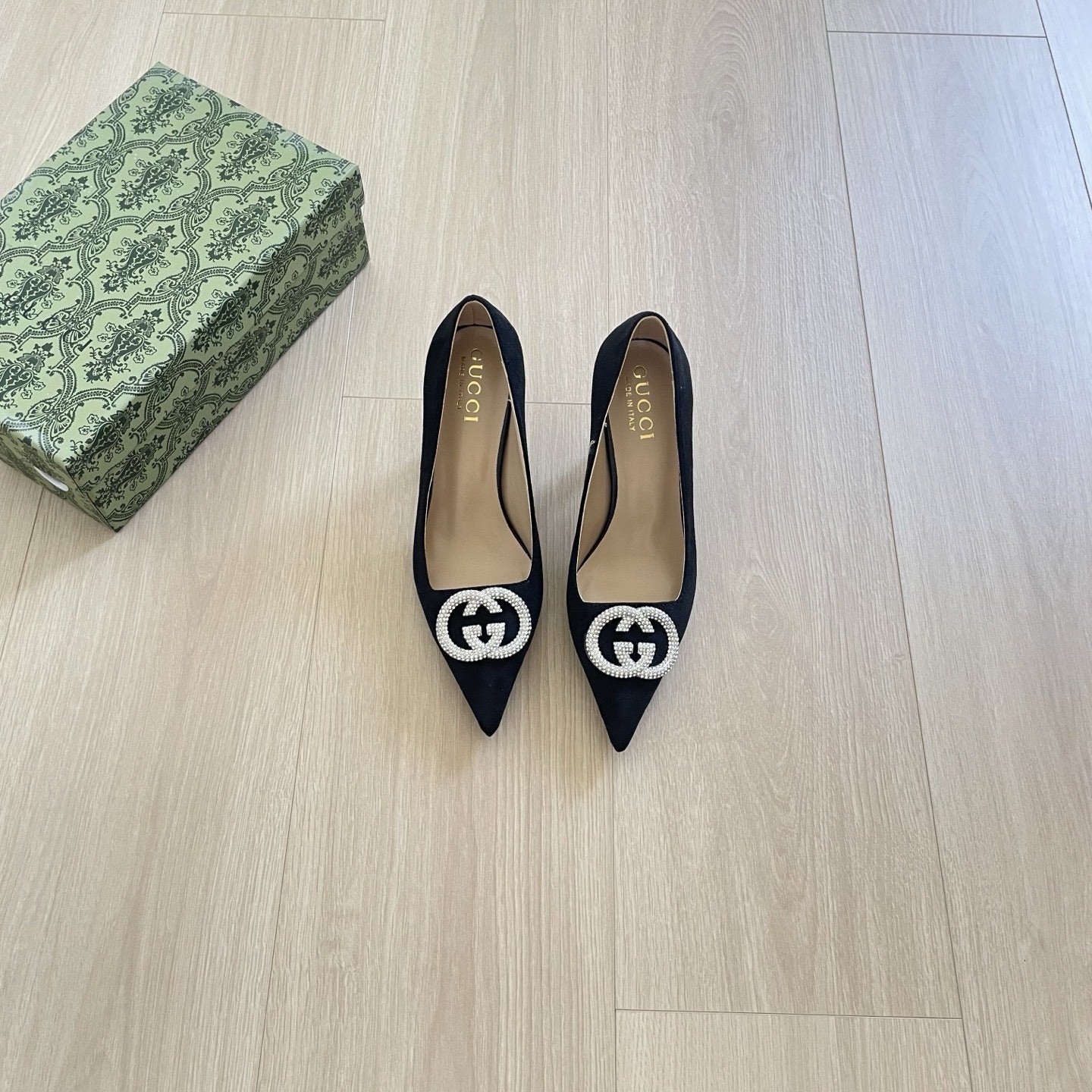 Gucci Crystal Heels