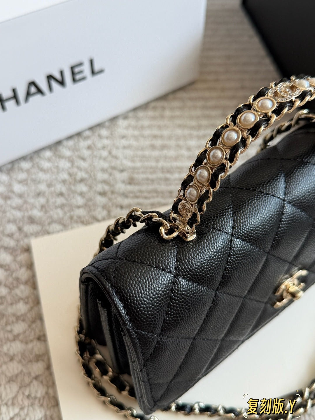 Chanel Pearl Clutch