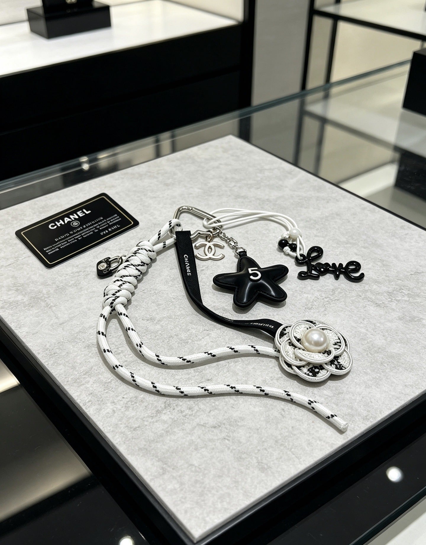 Chanel Vintage-Finish Keychain
