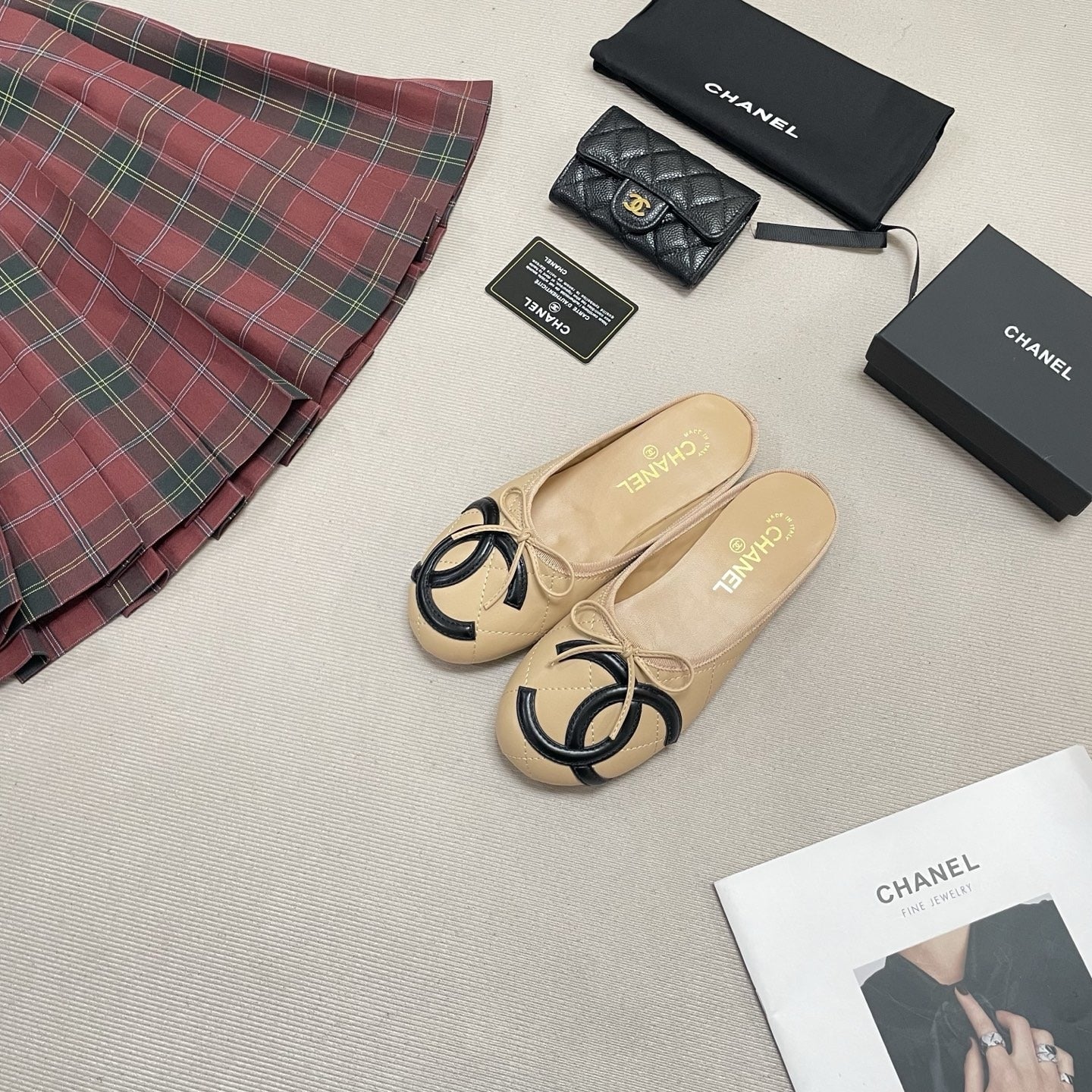 Chanel Leather Ballet Flats