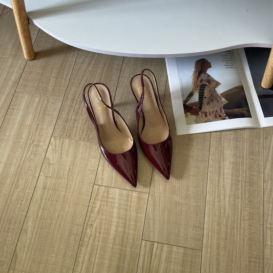 Christian Louboutin Lambskin Leather Heels