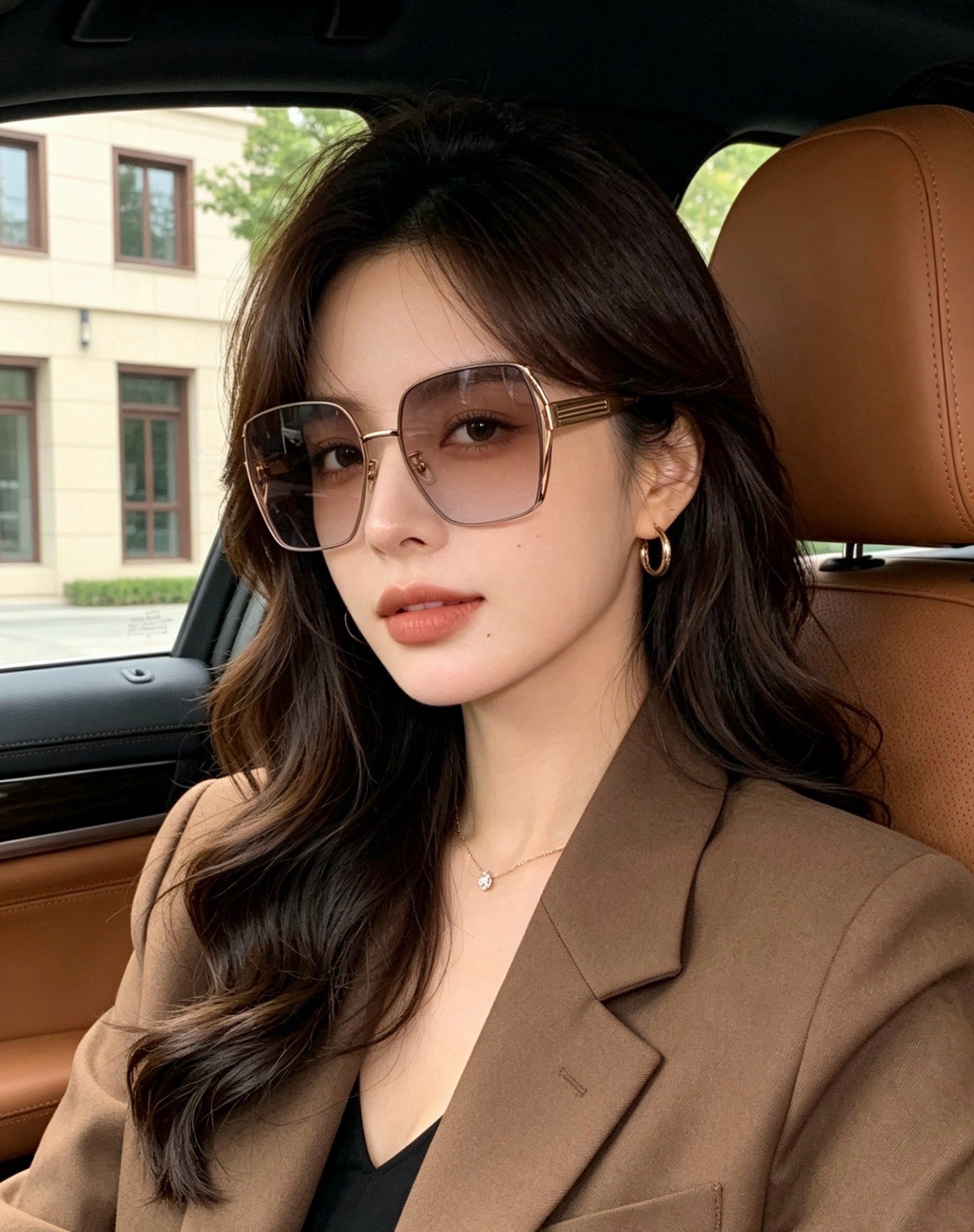Chanel Nylon & Stainless Steel Sunglasses