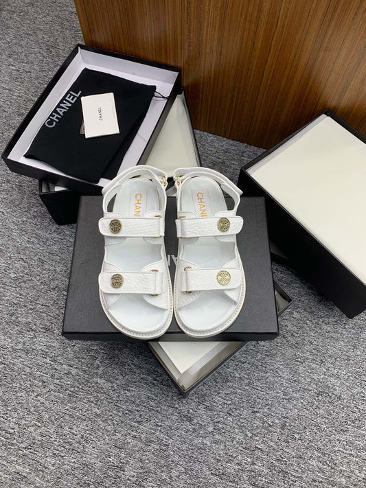 Chanel Lambskin Leather Sandals