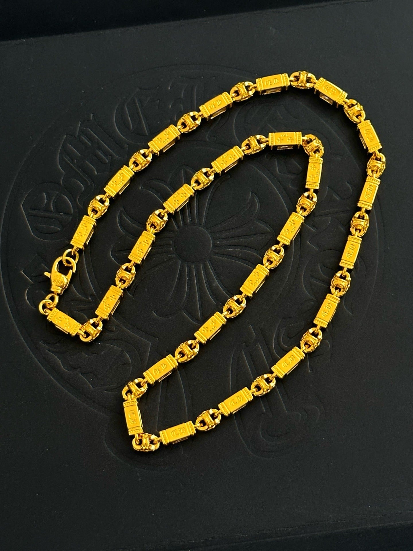 Chrome Hearts Sterling Silver Cross Necklace