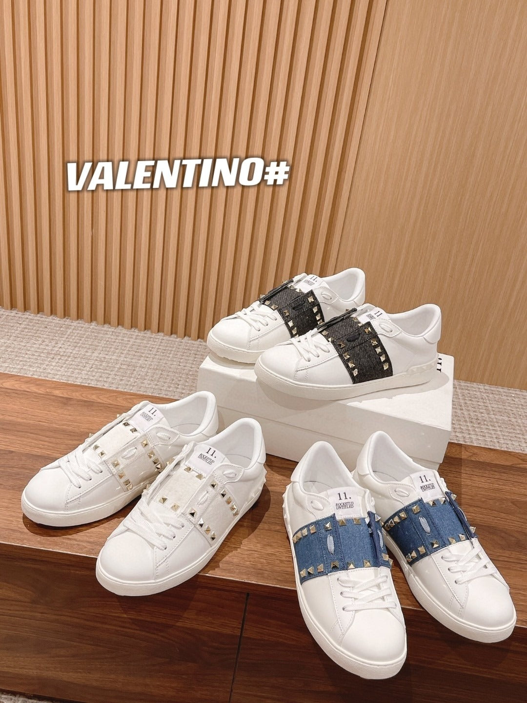 Valentino Denim Sneakers