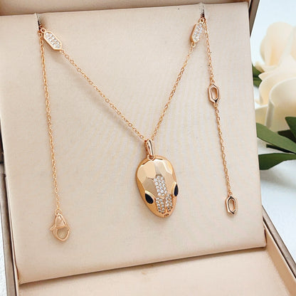 Bvlgari Brass Serpent Necklace