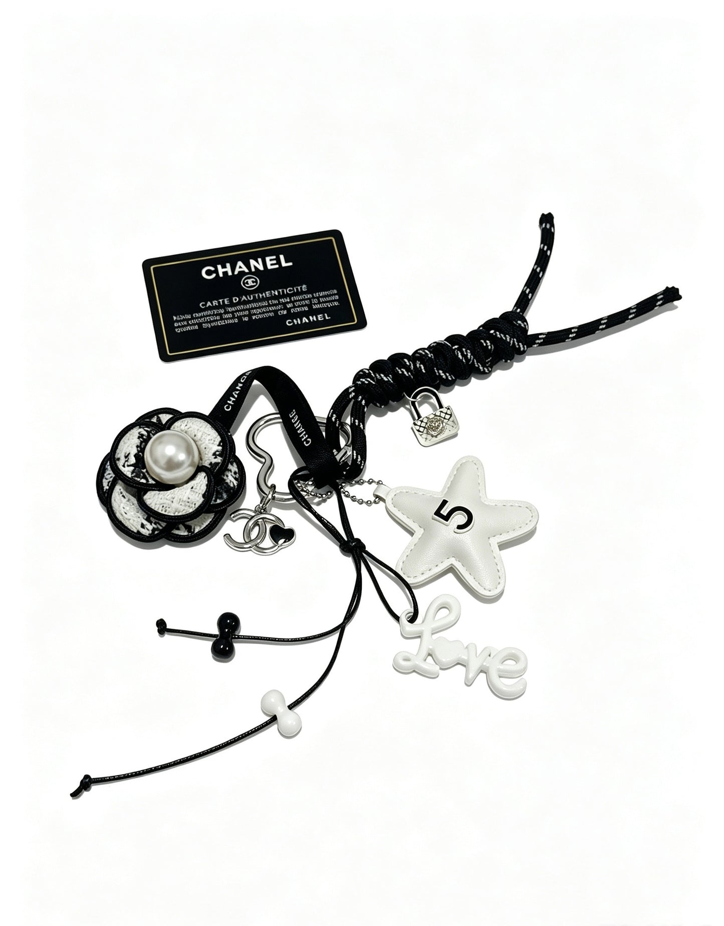 Chanel Vintage-Finish Keychain