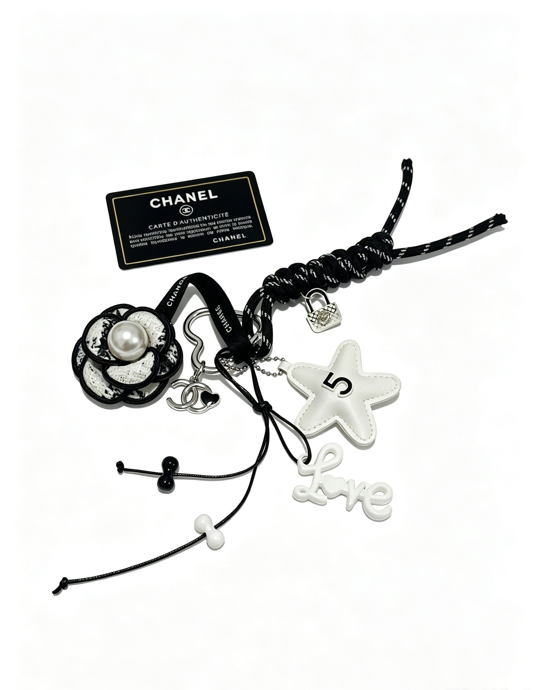 Chanel Vintage-Finish Keychain