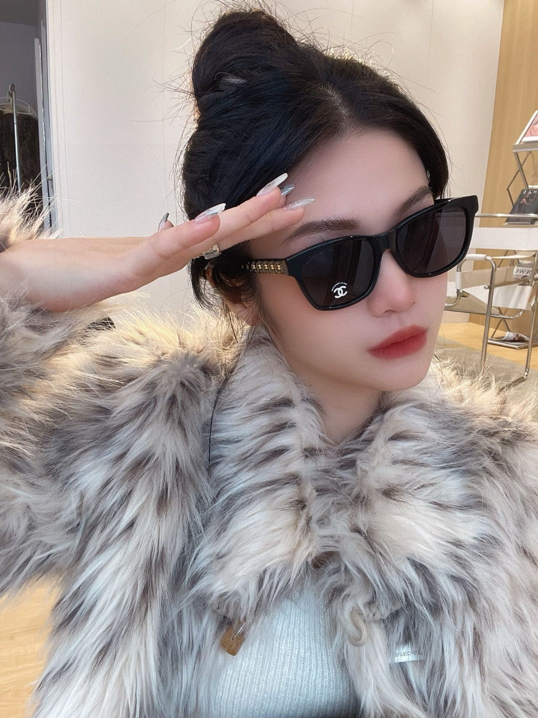 Chanel Logo Sunglasses