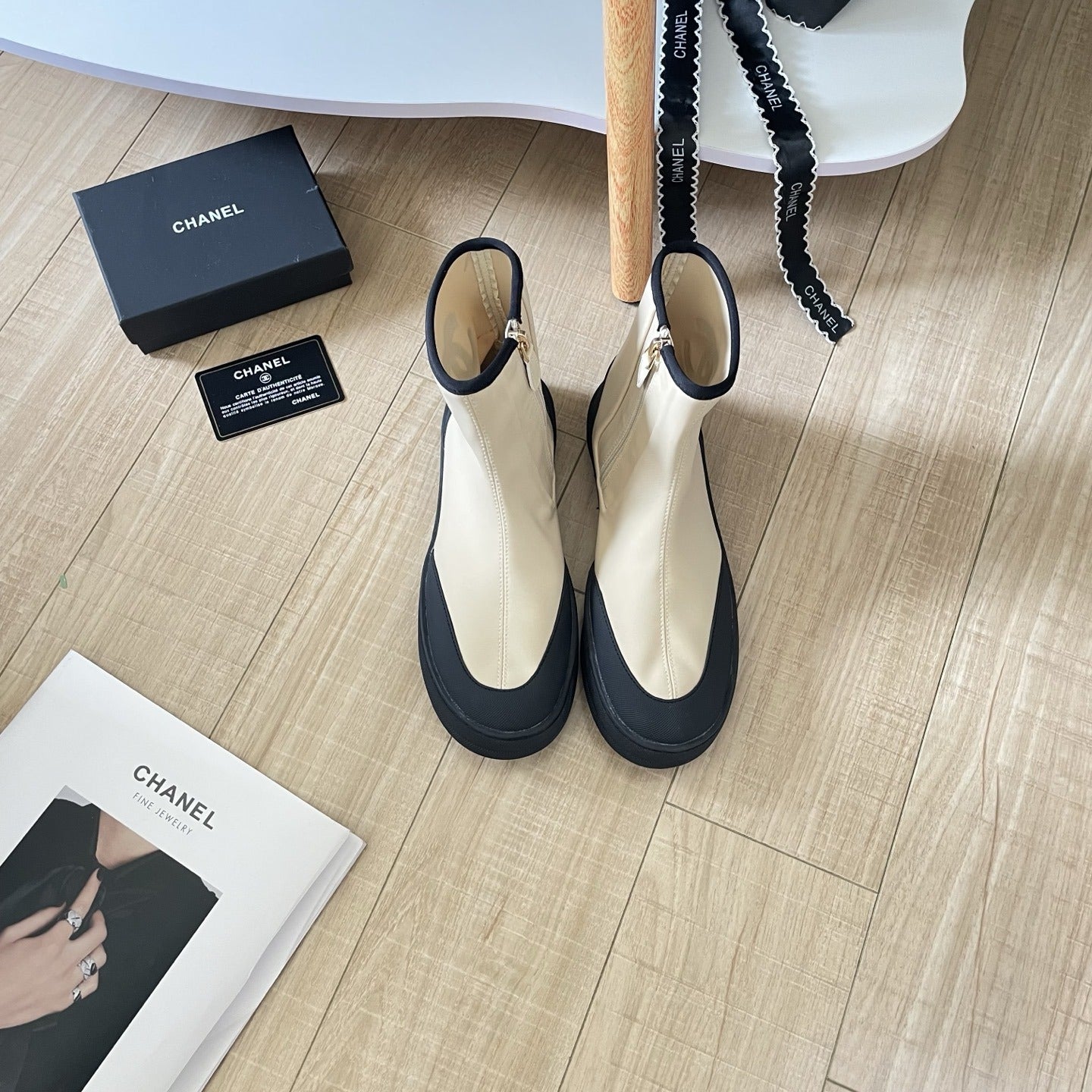 Chanel Leather Boots