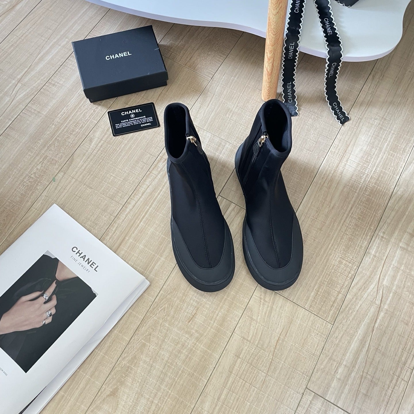 Chanel Leather Boots