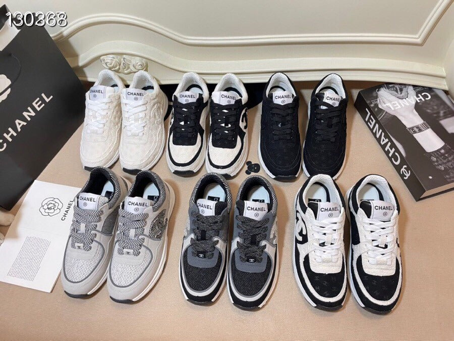 Chanel Leather Logo Shoes