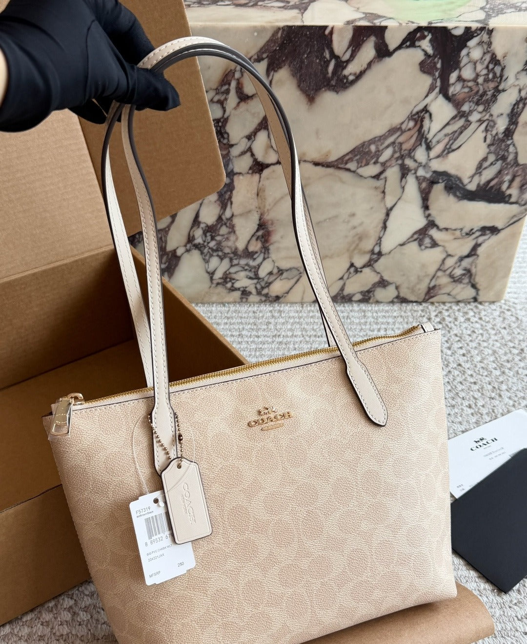 Coach Zip Tote Bag