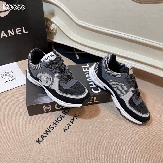 Chanel Leather Logo Shoes