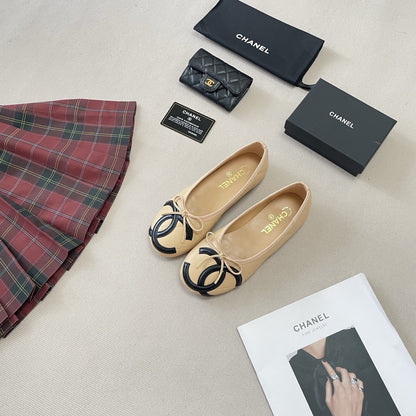Chanel Leather Ballet Flats