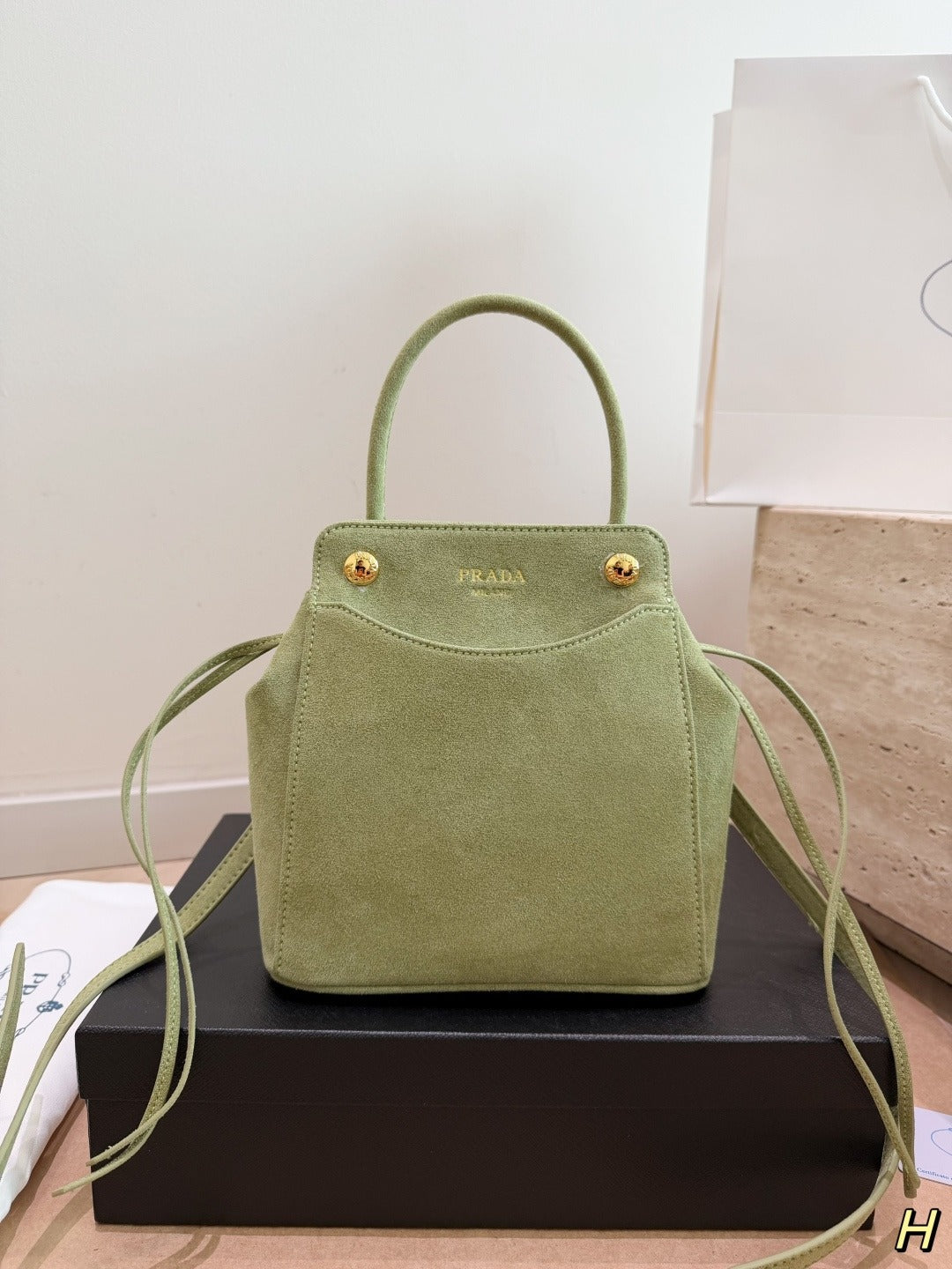 Prada Suede Handbag