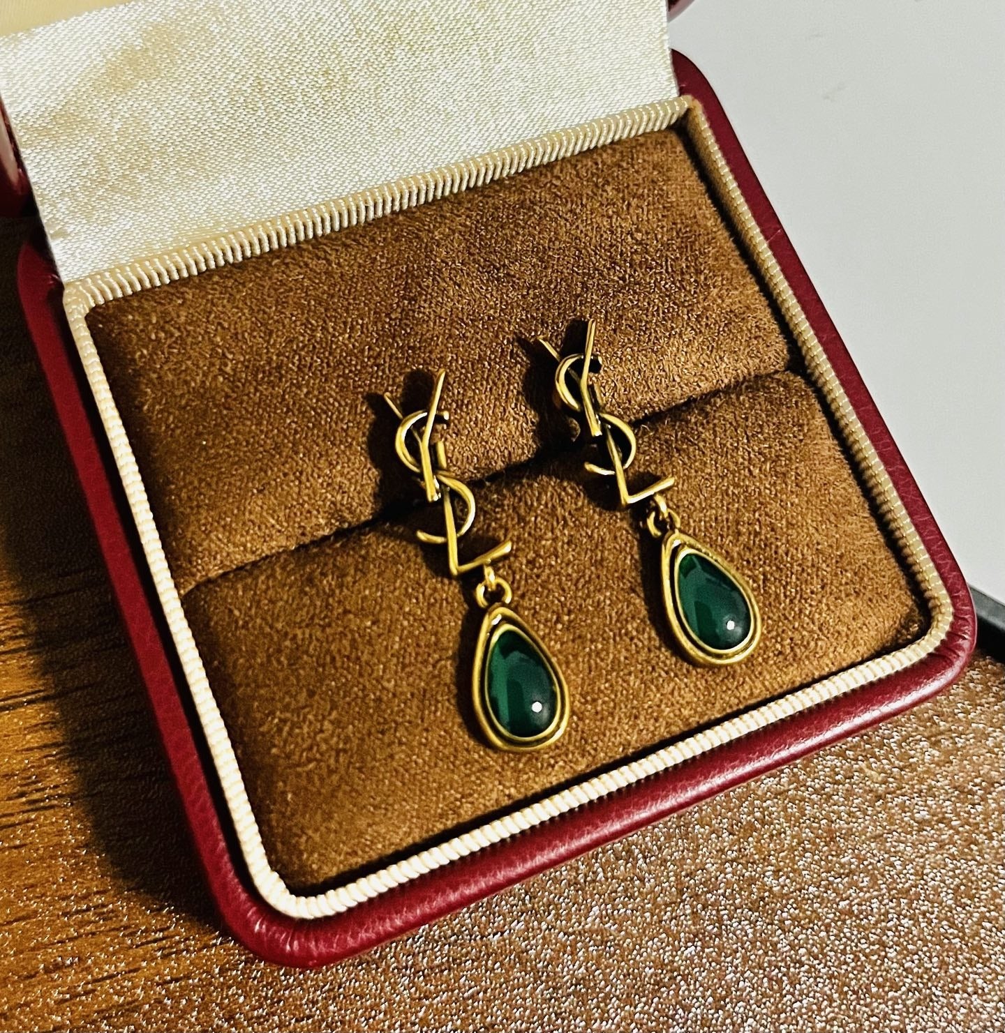 Saint Laurent Brass Earrings