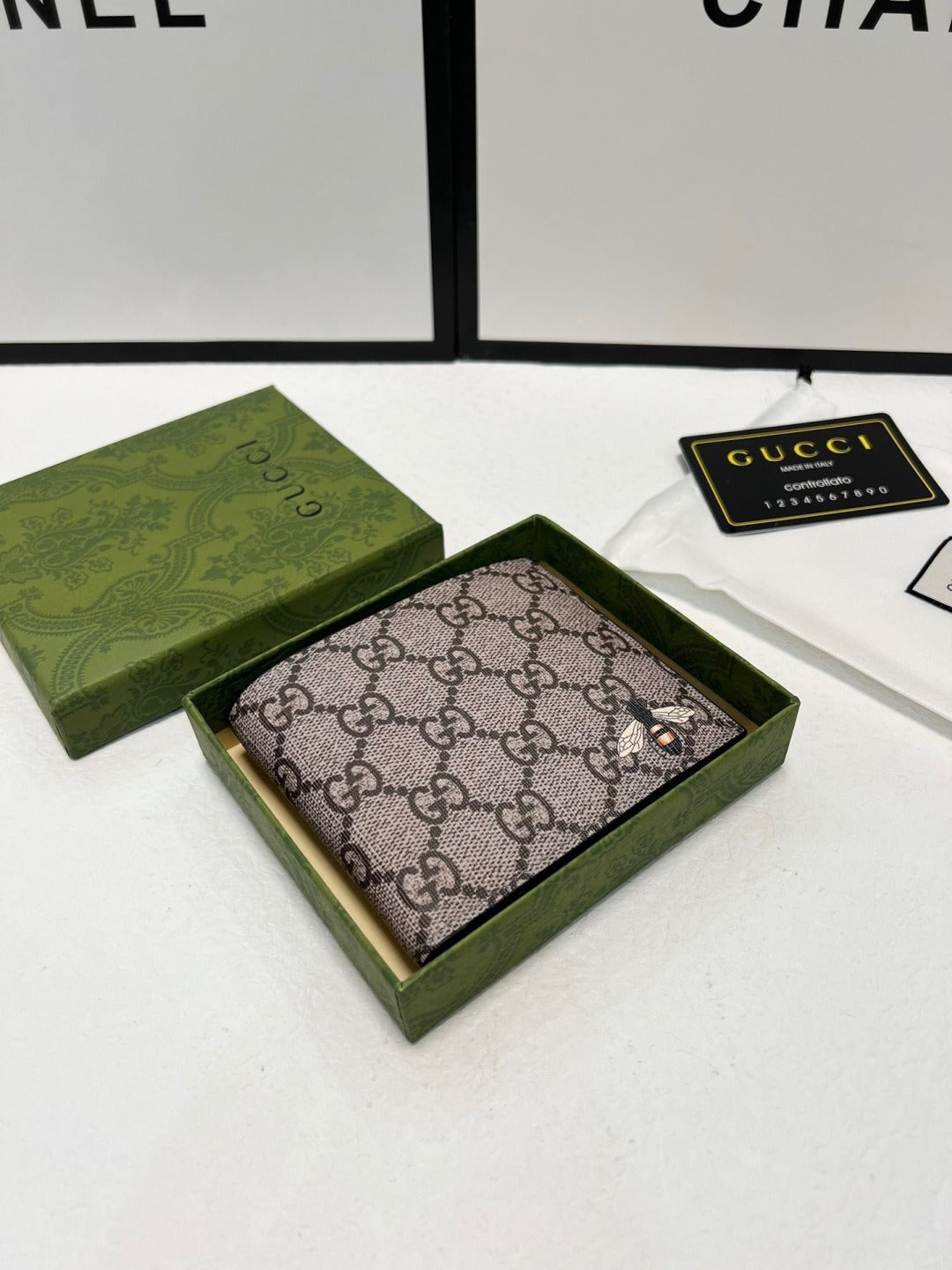 Gucci Black Bee Wallet
